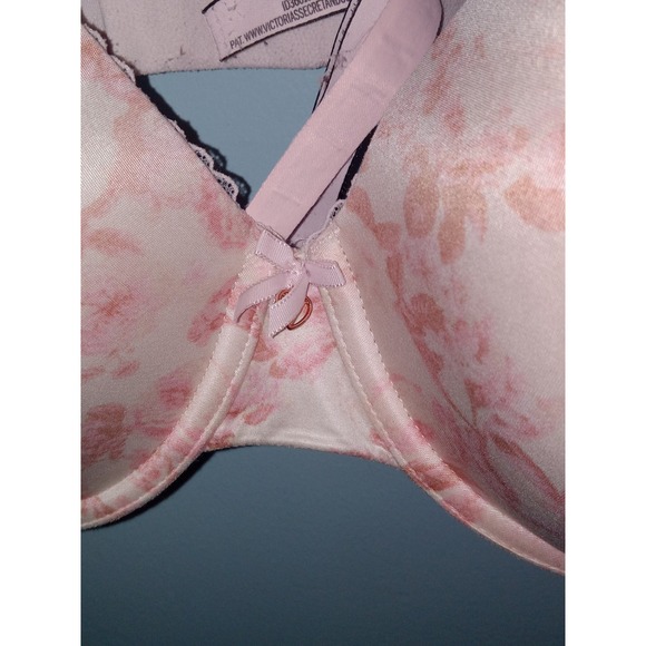 Victoria's Secret Body by Victoria Push-Up Size 36DDD Pink Floral Design - Picture 3 of 6